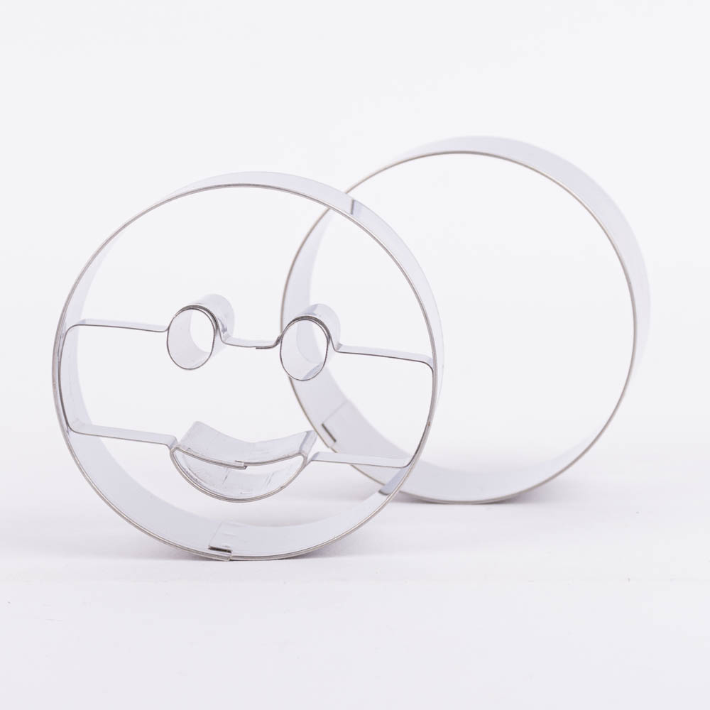 4-teiliges Smiley-Ausstechformen-Set Aus Edelstahl – Lustige Kekse Backen Mit Der Familie!